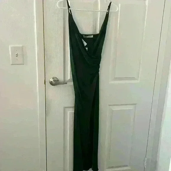 NWT Zara Draped Lingerie-Style Dress - Picture 2 of 7